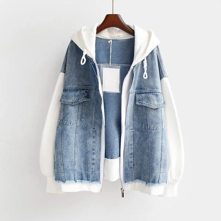 MONTRA TWO-PIECE DENIM HOODIE
