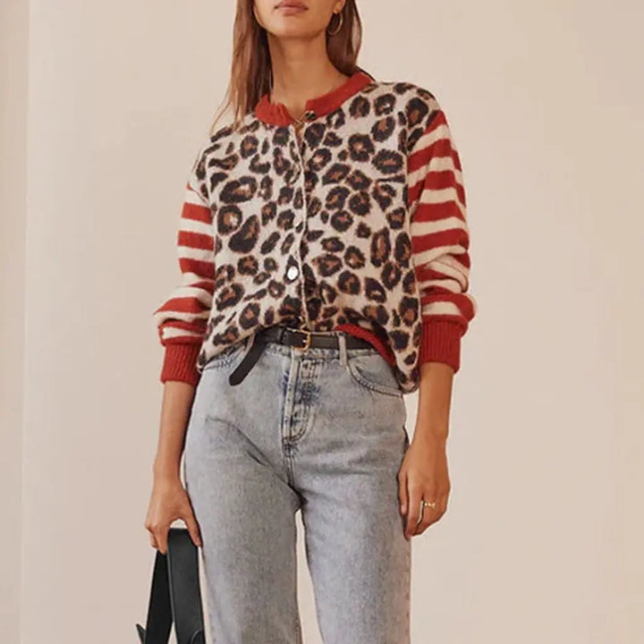 URBAN LEOPARD KNIT CARDIGAN
