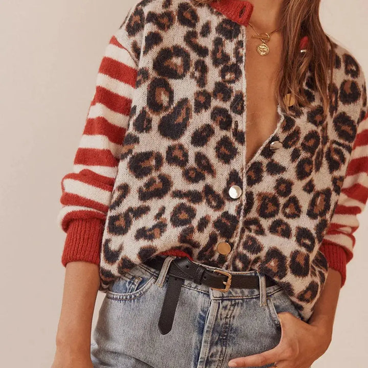 URBAN LEOPARD KNIT CARDIGAN