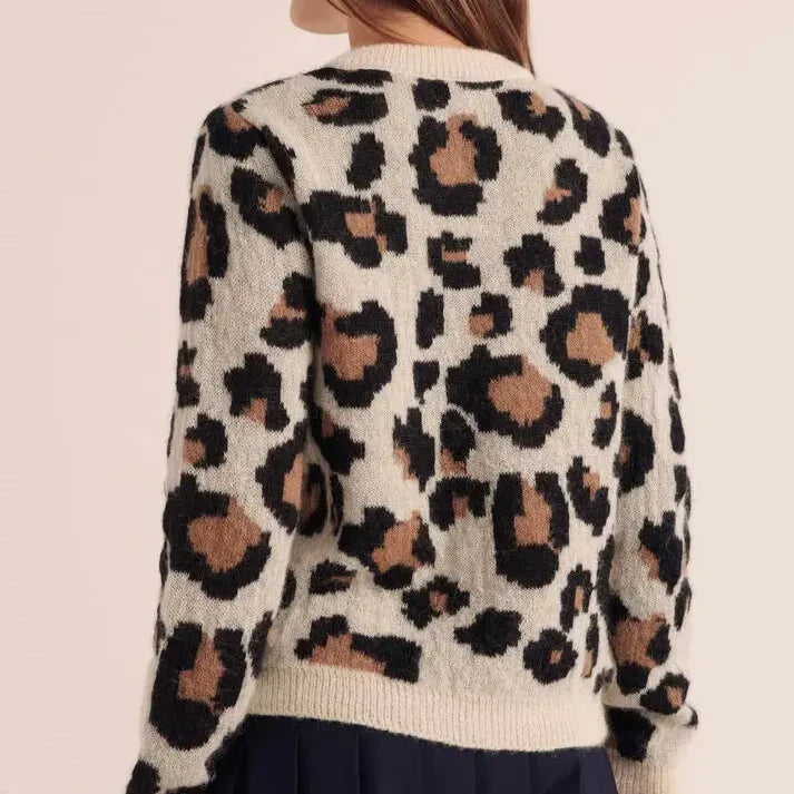 URBAN LEOPARD KNIT CARDIGAN